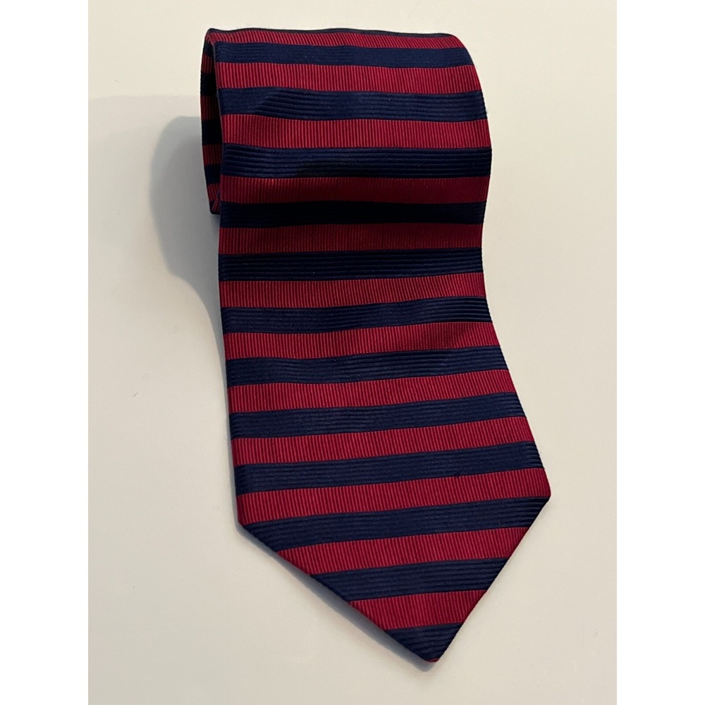 Robert Talbott Neck Tie Best of Class‎ Nordstrom Mens Striped Red Navy Accessory